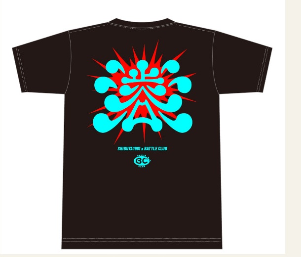 SHIBUYA1961とBATTLE CLUBのコラボレーションTシャツ